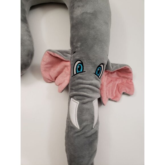 Elephant Character Neck Pillow with Phone Holder – U-Shape Travel Support – NEW - Picture 2 of 7